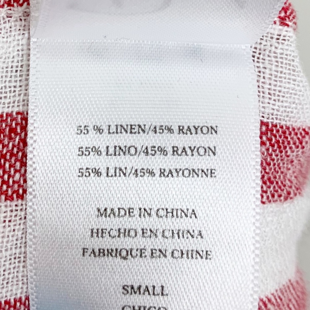 Rails | Jules Linen Blend Tunic Striped Preppy Top - image 6